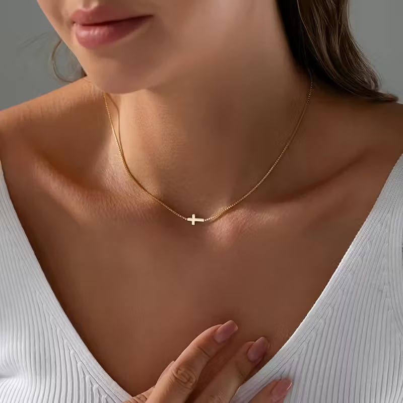 Grace cross necklace