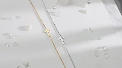 Grace cross necklace